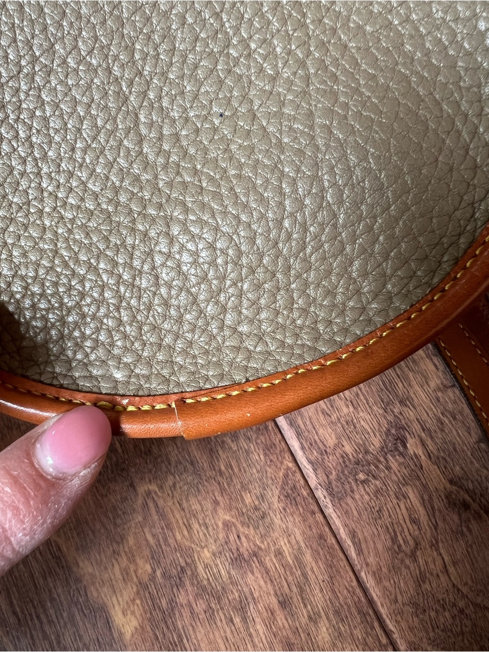 Vintage Dooney & Bourke AWL Duck Logo Mini Saddle Rare Crossbody Leather Bag - Picture 12 of 13